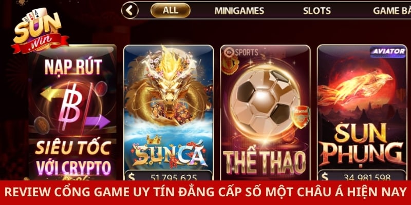 Review cổng game uy tín đẳng cấp số một châu Á hiện nay