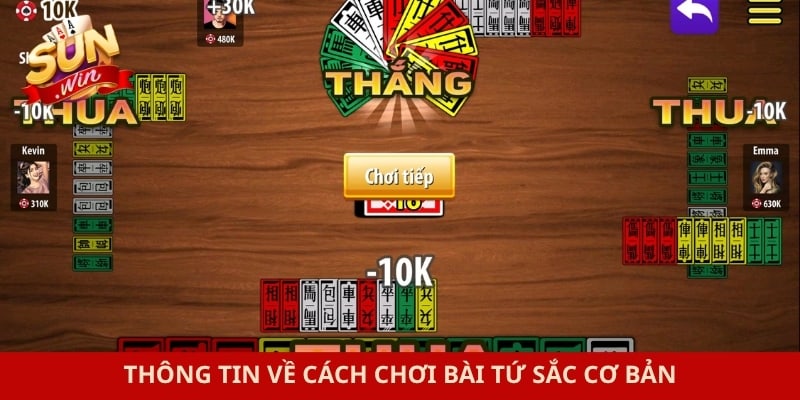 Thông tin về cách chơi bài tứ sắc cơ bản